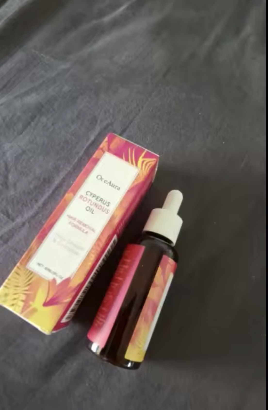 OceAura bottle with its box